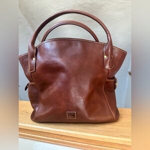 Dooney & Bourke Chestnut Leather Tote